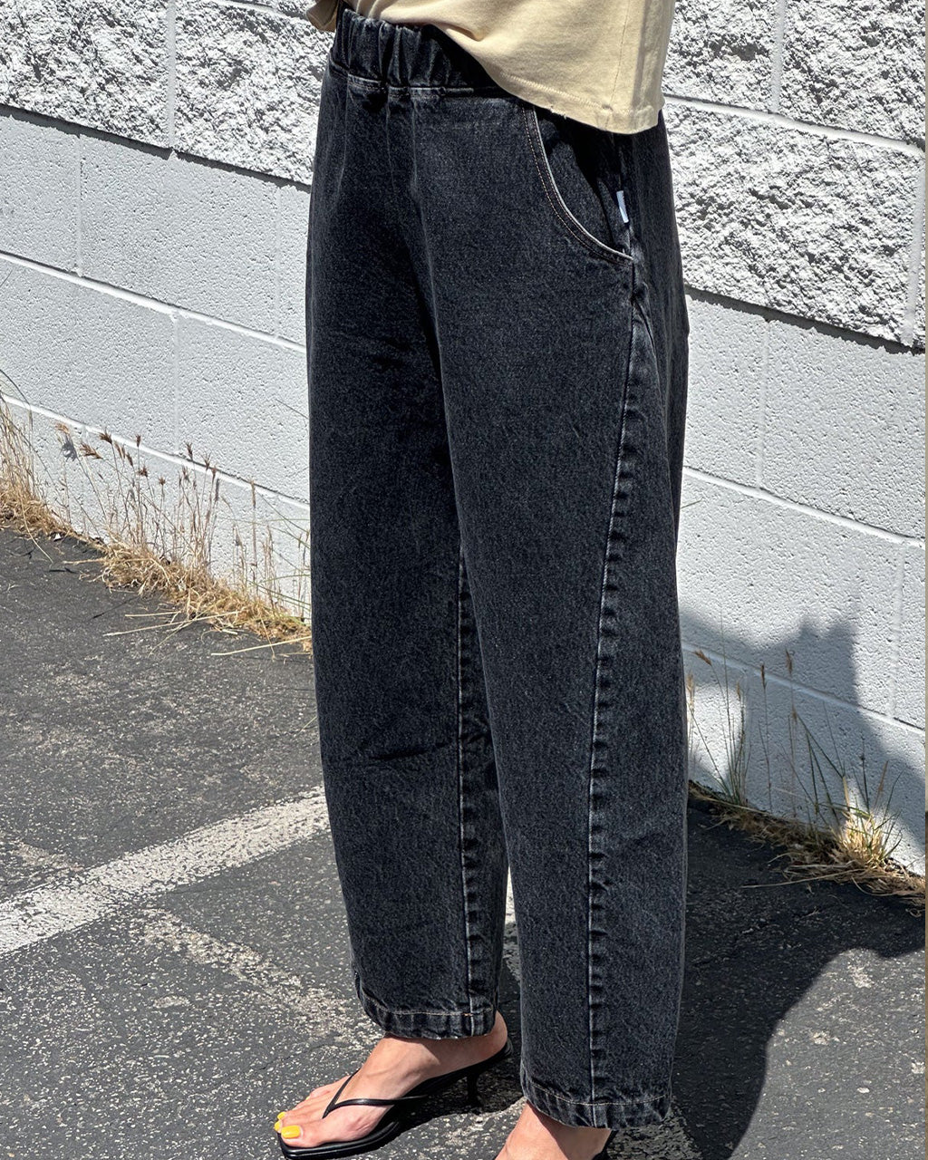 Arc Pants - Black Denim - Image 2
