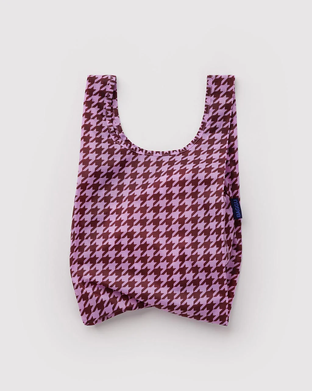 Baby Baggu - Pink Houndstooth