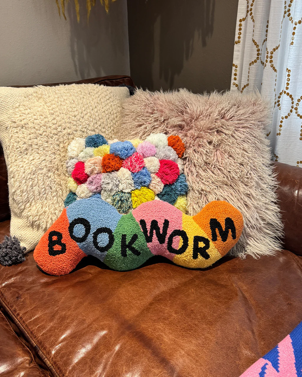 Bookworm Hook Pillow - Image 2