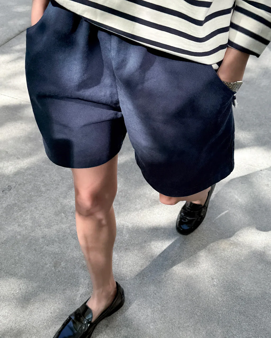 City Shorts - Navy - Image 3