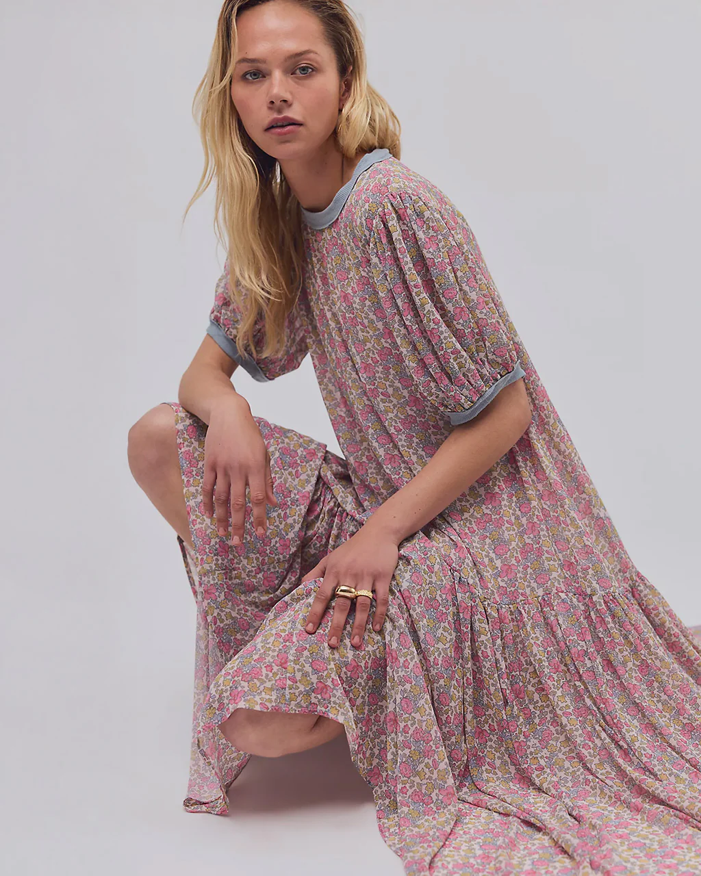 Courtside Crush Maxi Dress - Blush Combo - Image 4