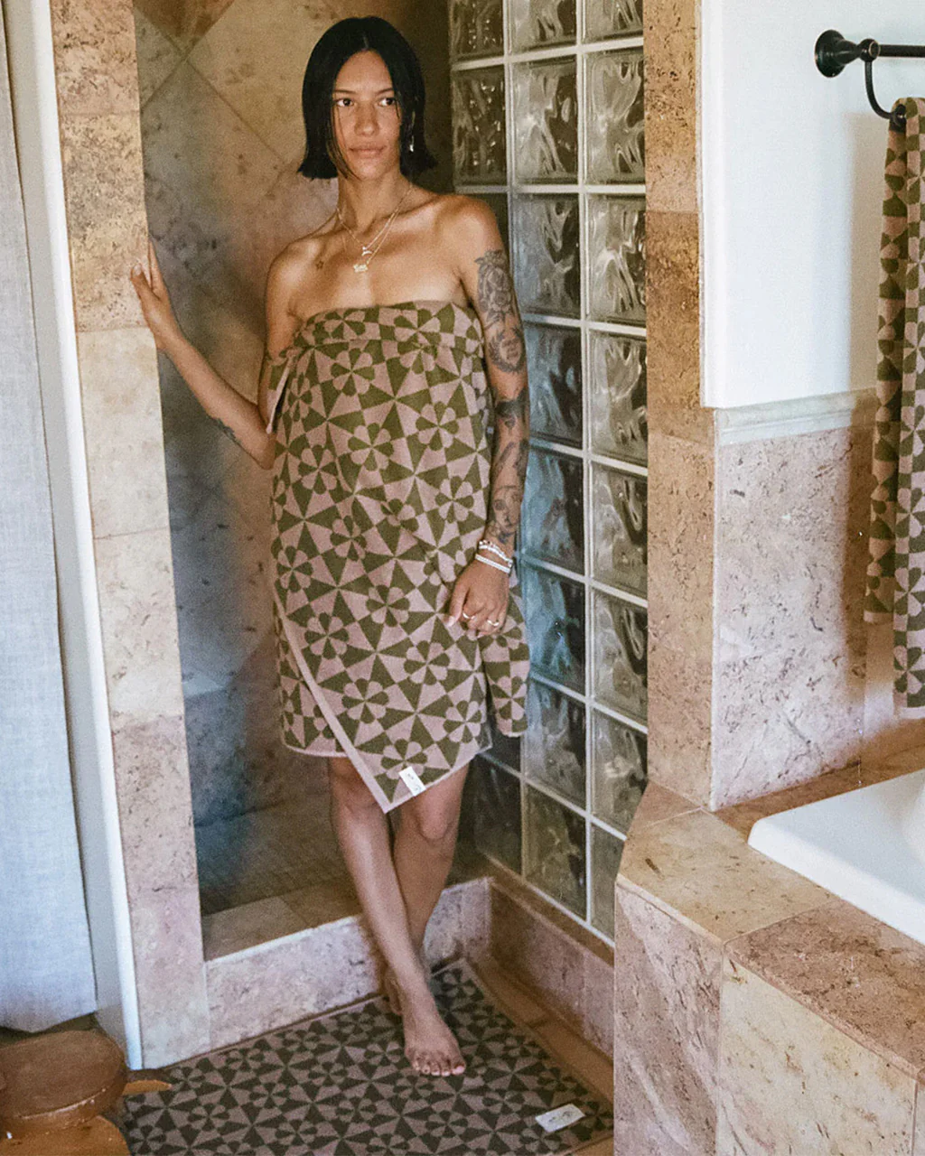 Daydream x Slowtide Bex Bath Mat - Mousse - Image 3