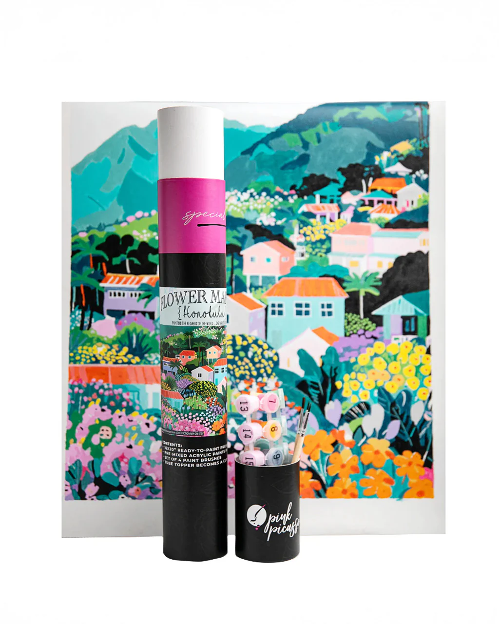 Flower Market Paint By Numbers - Honolulu - Image 3
