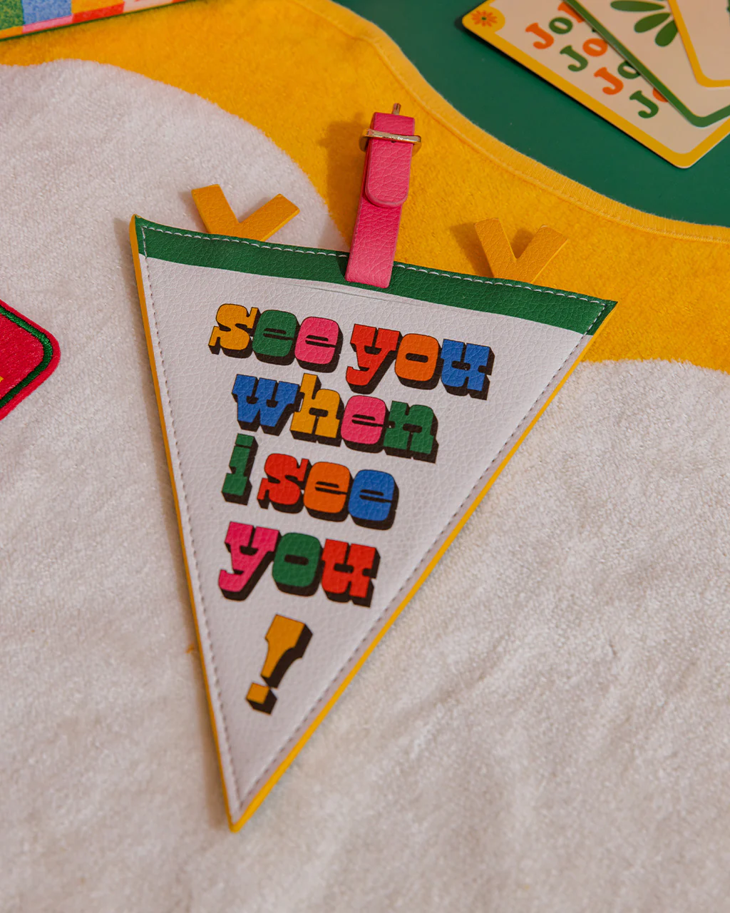 Getaway Shaped Luggage Tag - Pennant - Image 2