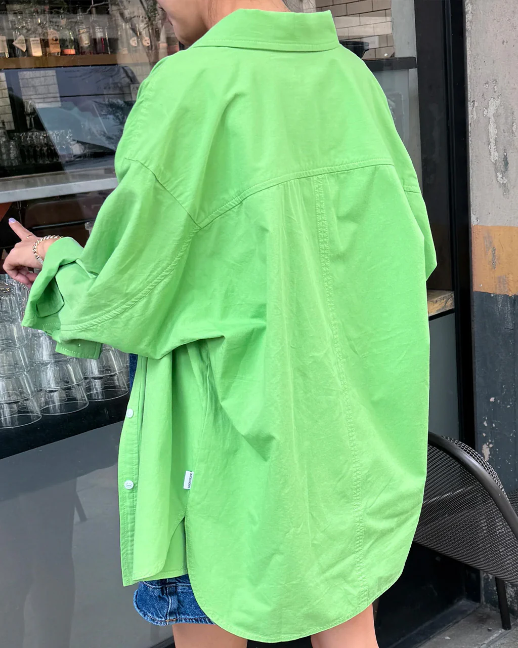 Light Weight Owen Shirt - Green Bud - Image 2