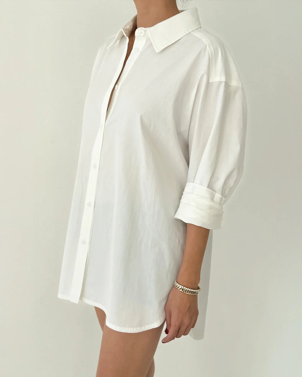 Light Weight Owen Shirt - White - Image 4