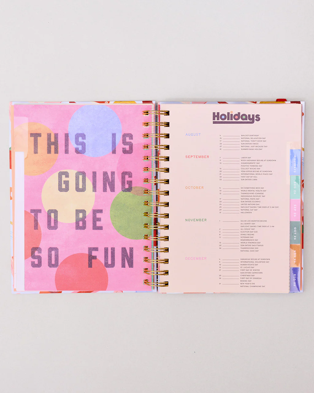 Medium 17-Month Academic Planner - Pink Tile Floral - Image 11