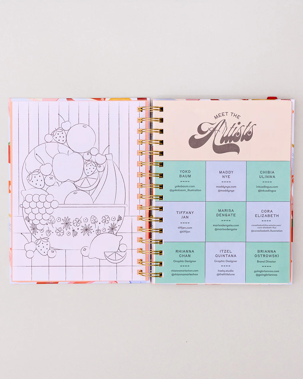 Medium 17-Month Academic Planner - Pink Tile Floral - Image 4