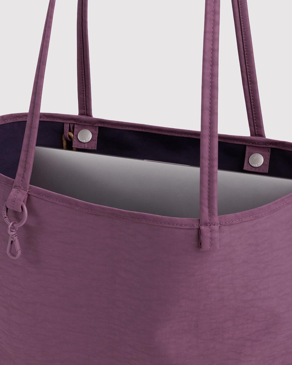 Medium Nylon Reversible Tote - Wild Plum Mix - Image 3