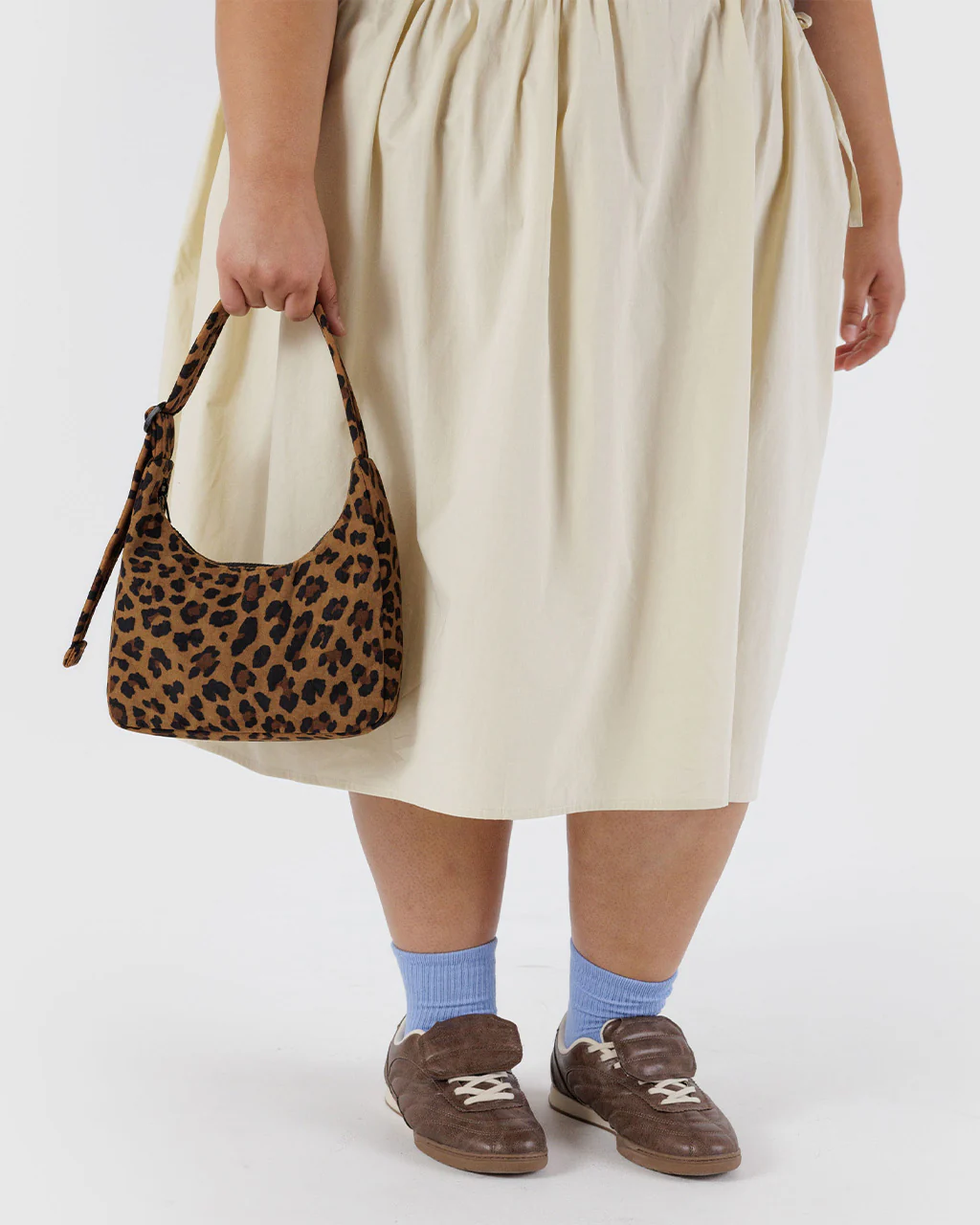 Mini Nylon Shoulder Bag - Leopard - Image 2