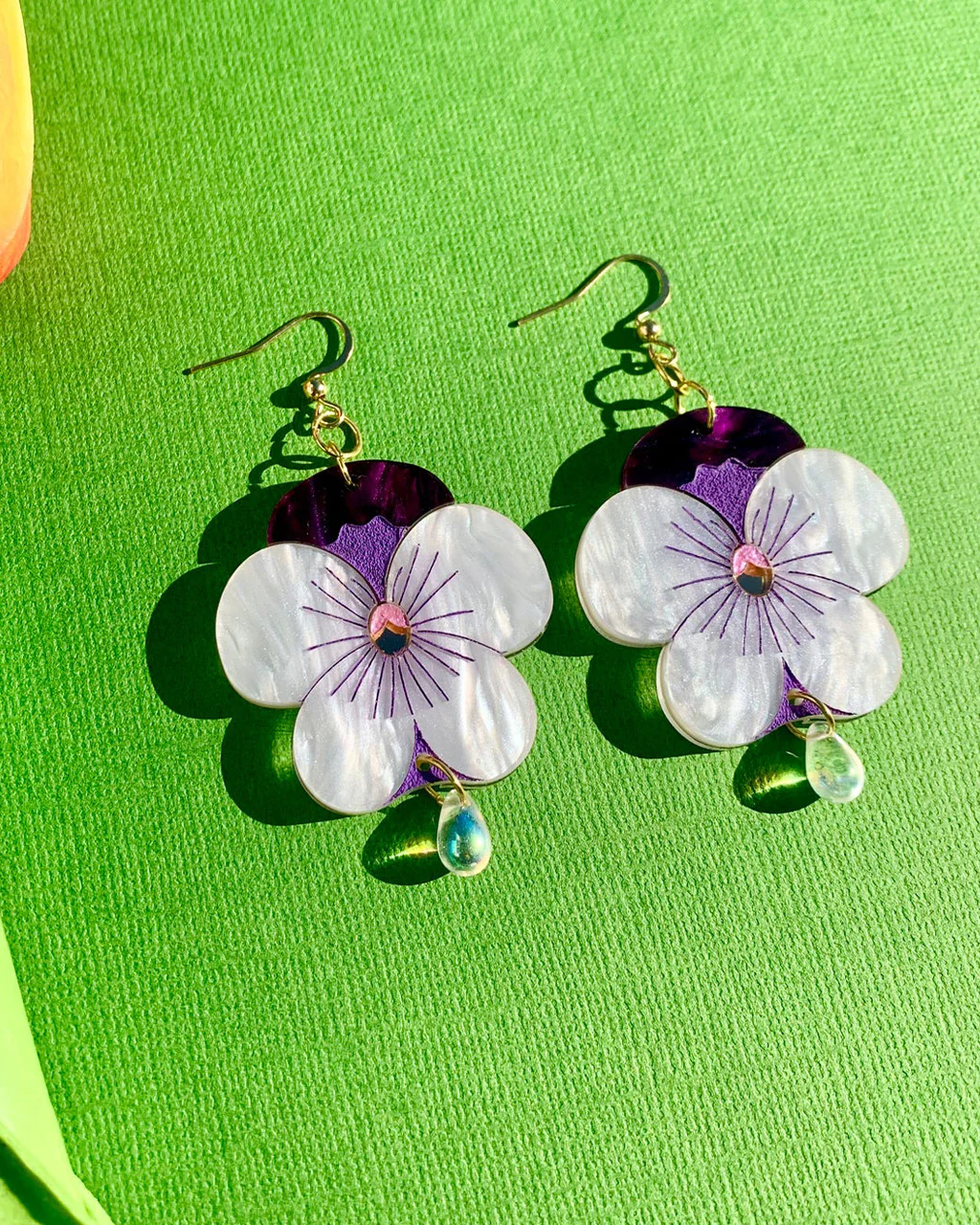 Pansies Earrings - Image 2