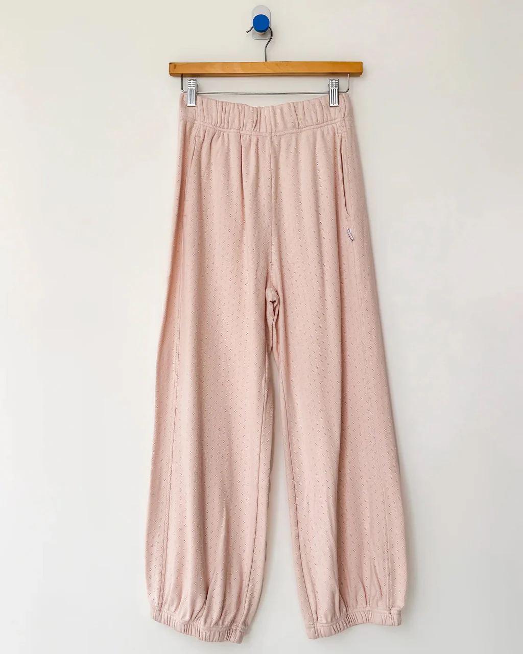 Pointelle Balloon Pants - Baby Pink - Image 2