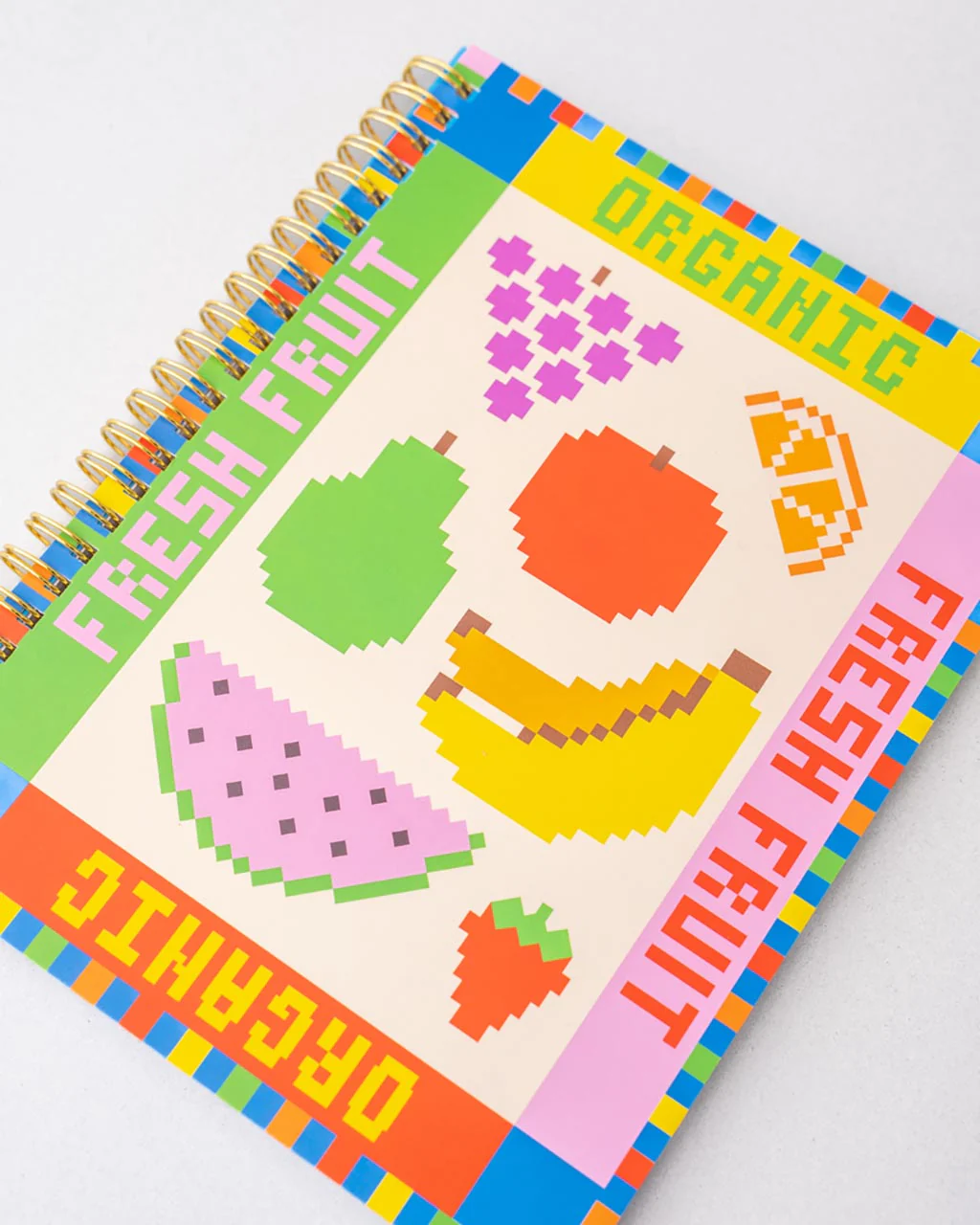 Rough Draft Mini Notebook - Fruit Tiles - Image 3