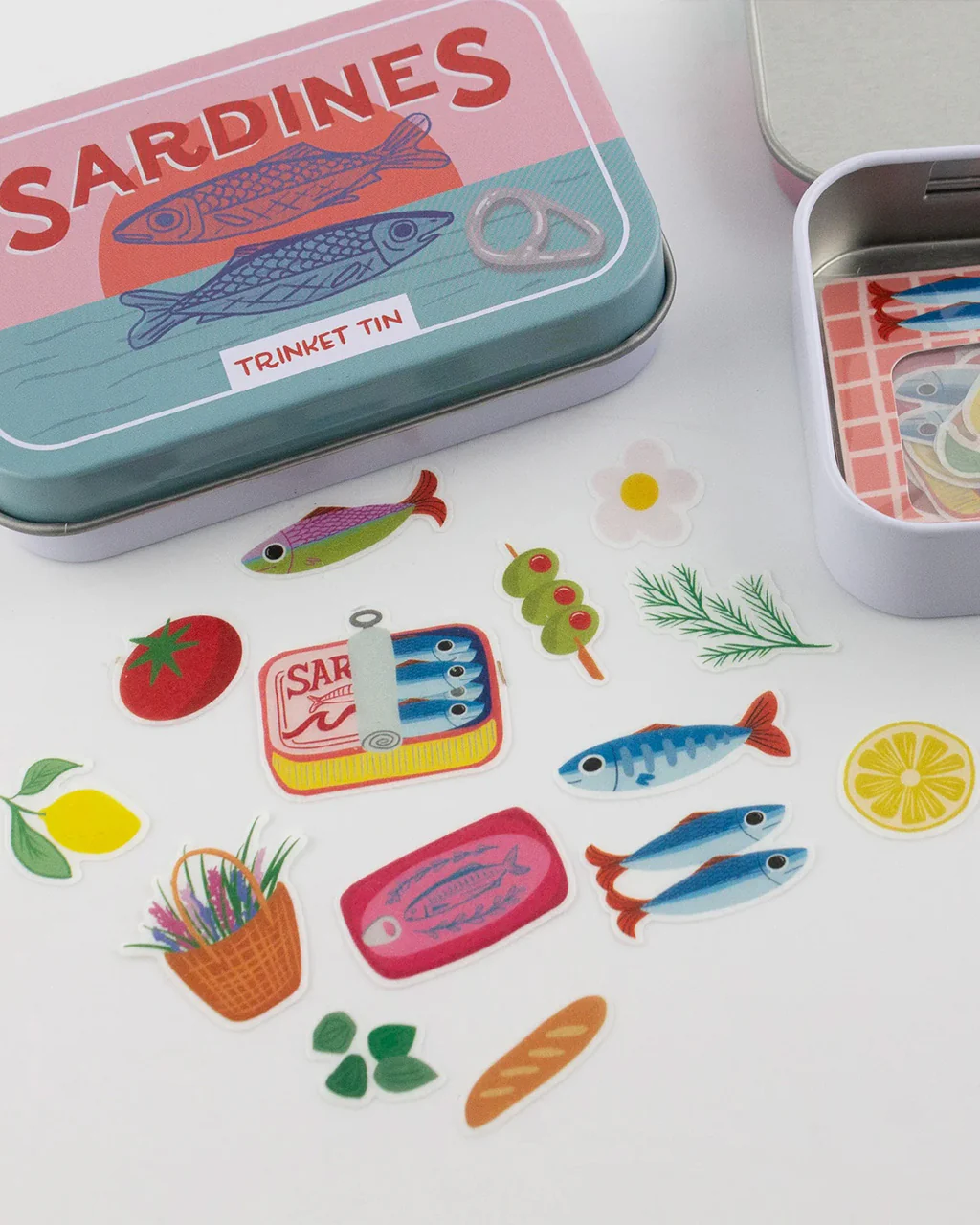 Sardine Washi Flake and Trinket Tin - Image 3