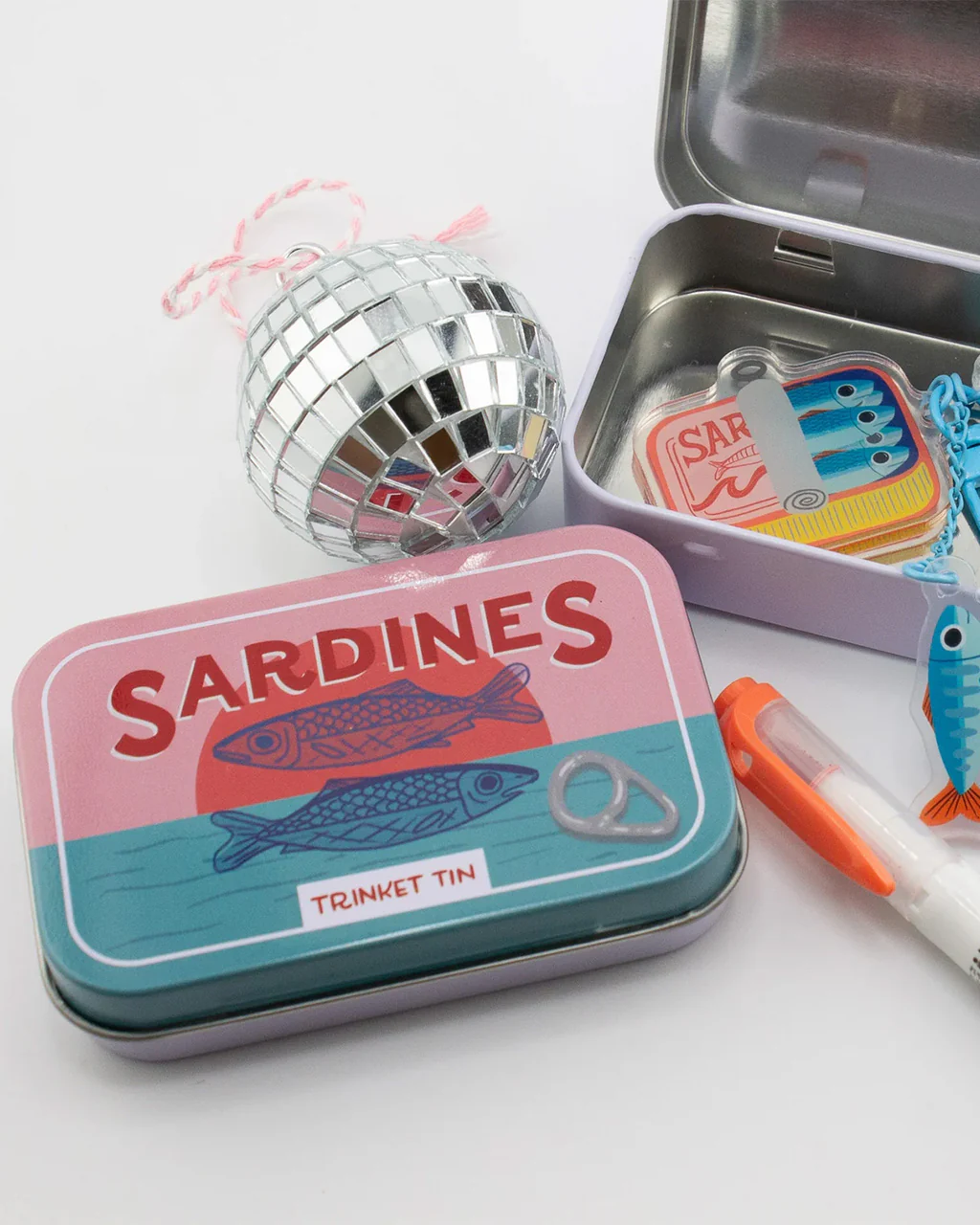 Sardine Washi Flake and Trinket Tin - Image 4