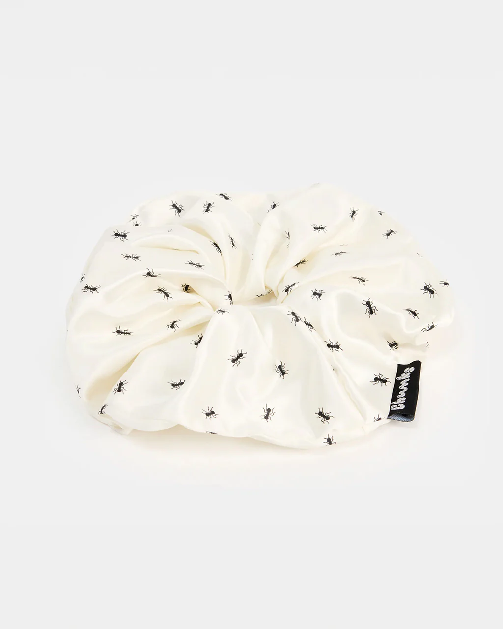 Silk Tie Scrunchie - Ants