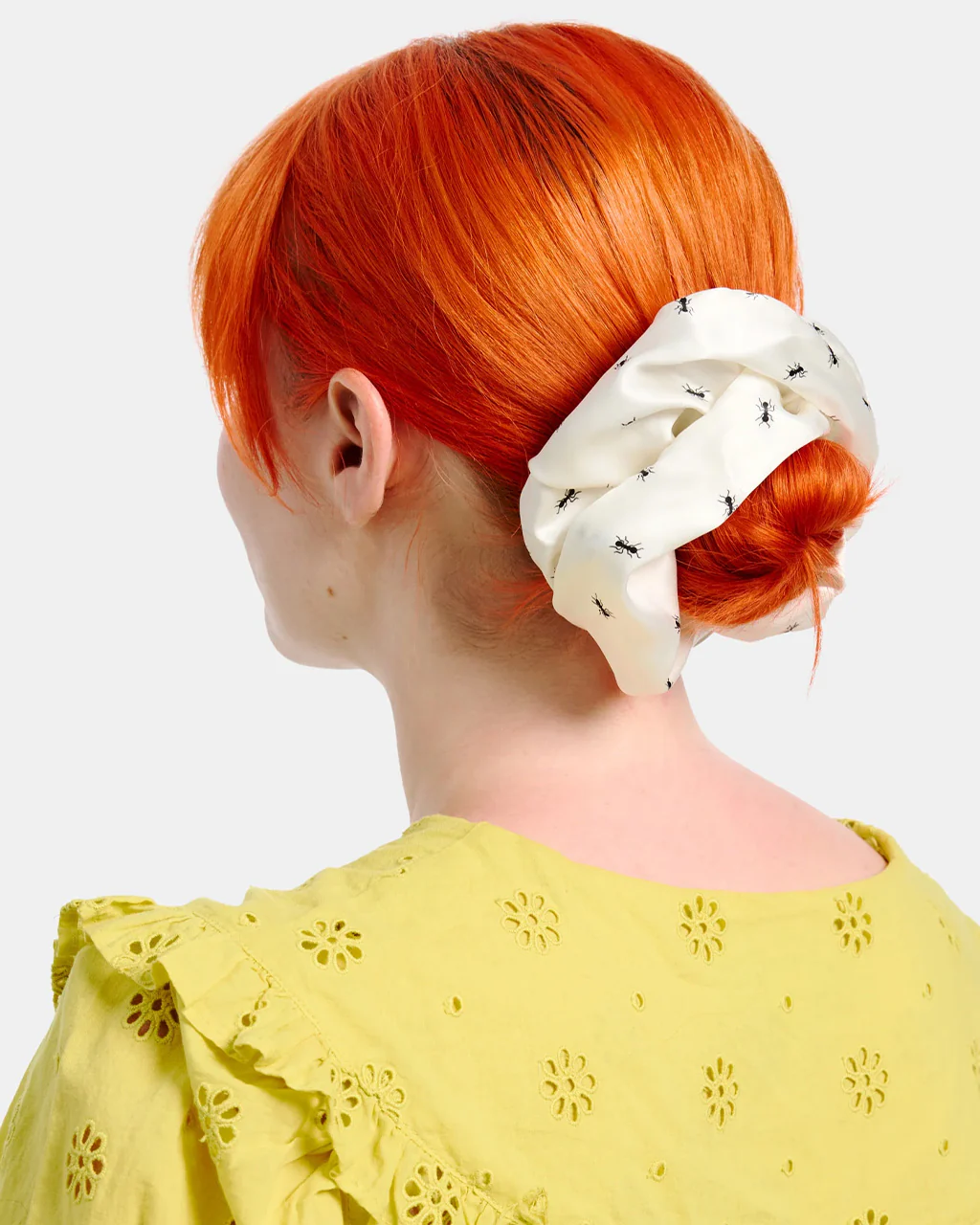 Silk Tie Scrunchie - Ants - Image 2