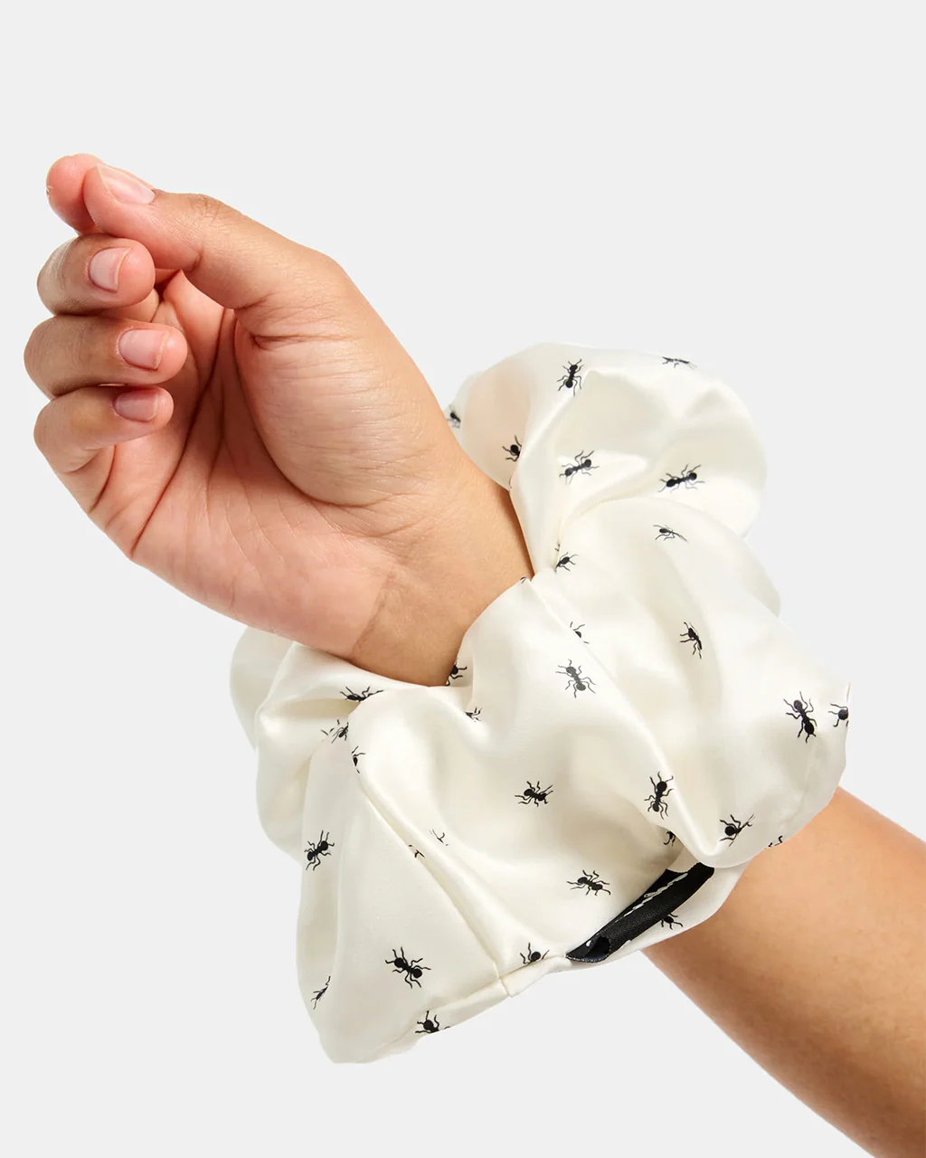 Silk Tie Scrunchie - Ants - Image 3