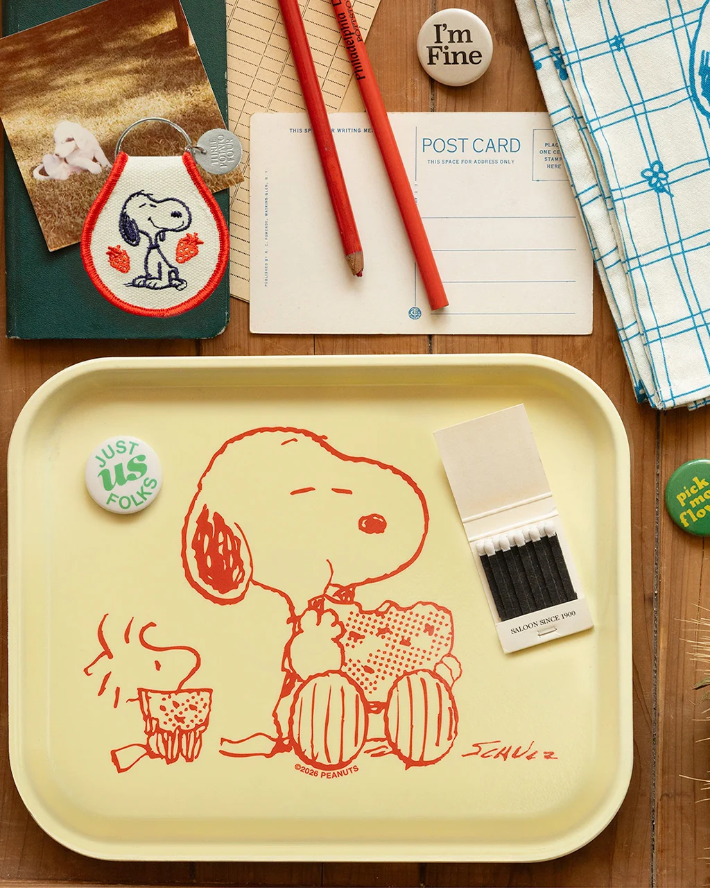 Snoopy & Woodstock Watermelon Tray - Image 2