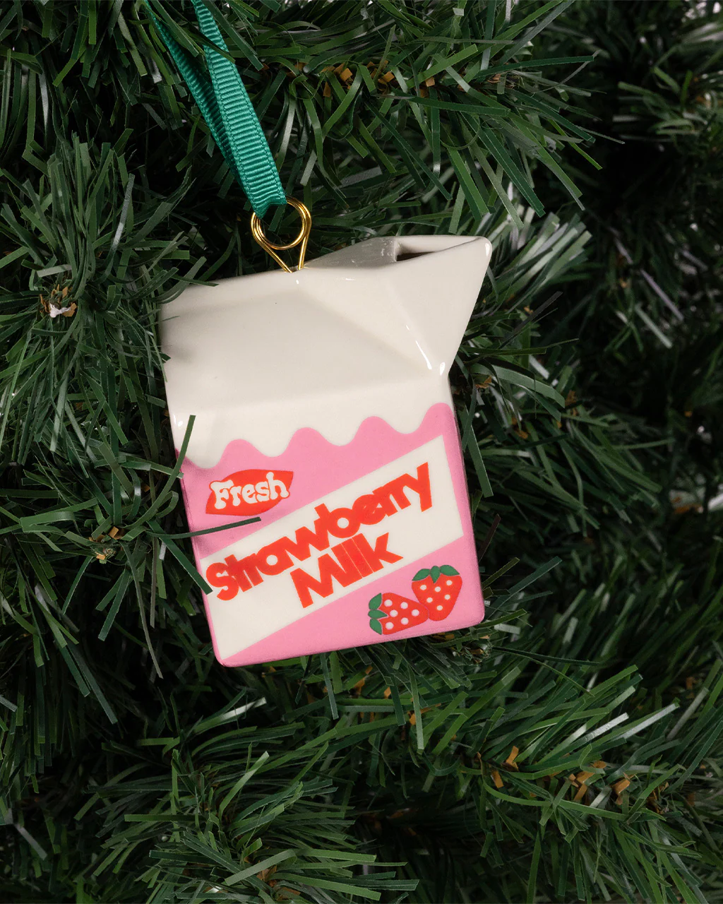 Strawberry Milk Ornament - Image 6