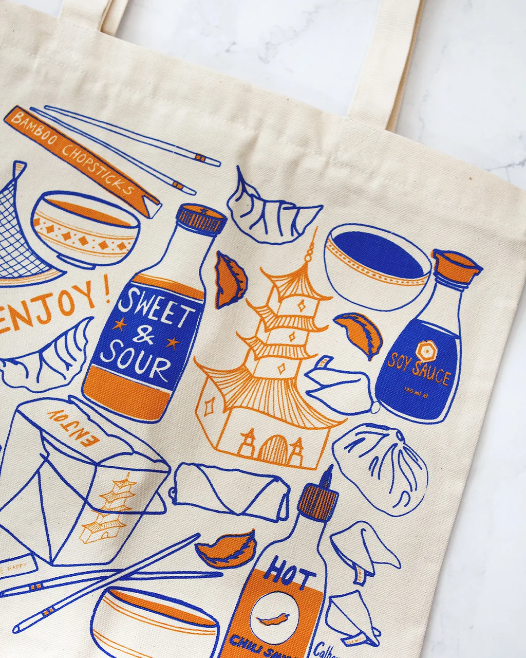 Thank You - Enjoy Tote Bag - Image 2