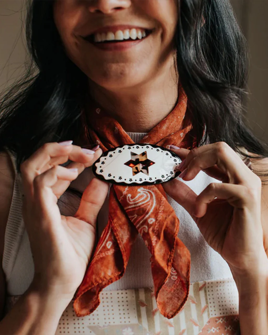 Tortoise Star Ponytail Barrette - Image 3